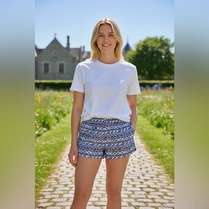 Patagonia Barely Baggies Shorts 2½” Aztec Bohemian Purple Print Size Small